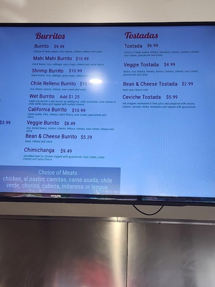 El Molino De Oro Menu image 2